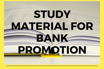 tudy Materal for Bank Promotion Test