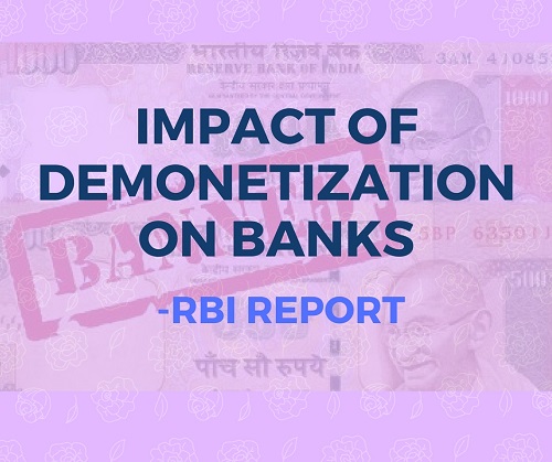 Impact of demonetization on banks