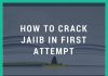how to pass jaiib in first attempt
