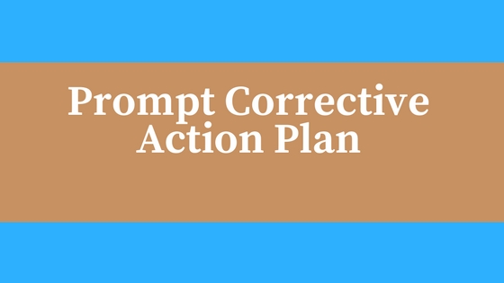 prompt corrective action