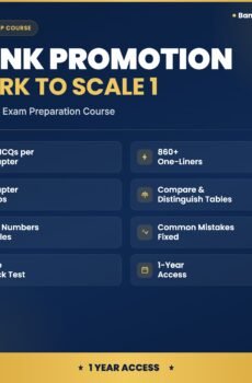 Bank Promotion Exam Course — Clerk to Scale I